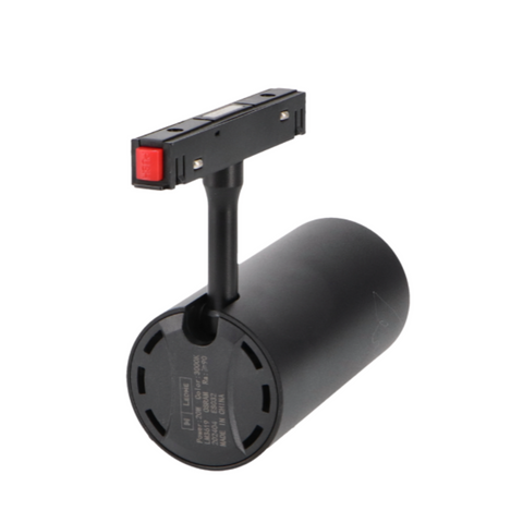 spot LED magnetic 20w negru, spot led sina magnetica, proiector led pe sina magnetica, iluminat sina magnetica, sina spoturi magnetice, corpuri iluminat sina magnetica, spoturi magnetice pe sina, spoturi negre magnetice, sina magnetica led tavan, iluminat pe sina magnetica, led-box.ro
