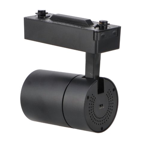 Proiector LED 30w negru, spot led pe sina, proiector led CCT pe sina, iluminat sina, sina spoturi, spoturi CCT pe sina, sina led tavan, iluminat pe sina, proiectoare CCT pe sina, sina tavan spoturi negre, corpuri de iluminat pe sina, proiector led sina, spoturi sina negre, led-box.ro