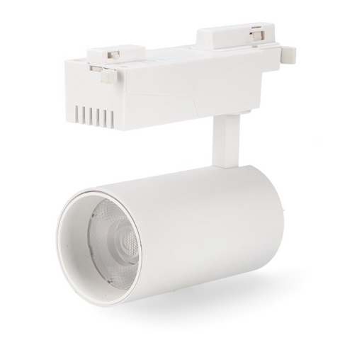 Proiector LED 30w alb, spot led pe sina, proiector led pe sina, iluminat sina, sina spoturi, spoturi albe pe sina, sina led tavan, iluminat pe sina, proiectoare pe sina, sina tavan spoturi albe, corpuri de iluminat pe sina, proiector led sina, spoturi sina alba, led-box.ro
