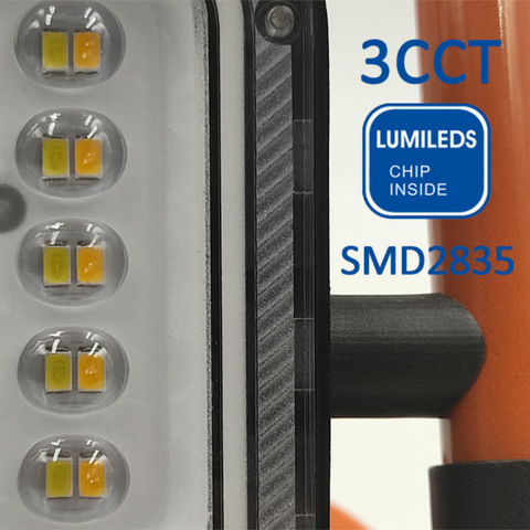 proiector de lucru cu incarcare solara, trei temperaturi de culoare disponibile, led-box.ro