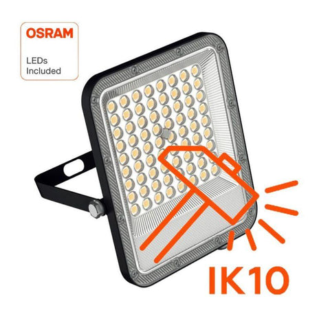 proiector LED 230v, proiector exterior, proiector gradina, proiector garaj, proiector lumina rece, proiector iluminat exterior, proiector rezistent la apa, proiector 50w, proiector dedeman, proiector led 150lm,  led-box.ro