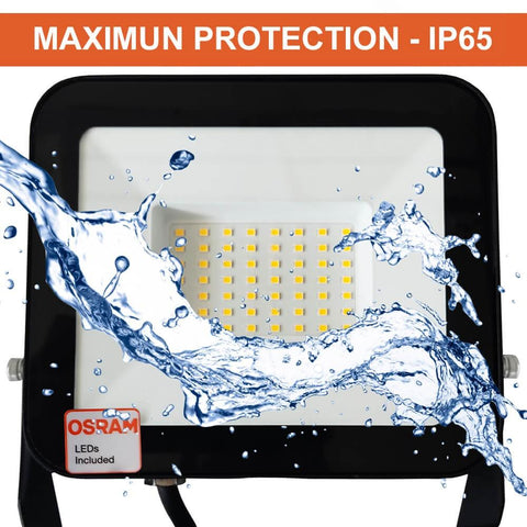 proiector LED 230v, proiector exterior, proiector gradina, proiector garaj, proiector lumina rece, proiector iluminat exterior, proiector rezistent la apa, proiector 50w, proiector dedeman, proiector led 6000lm