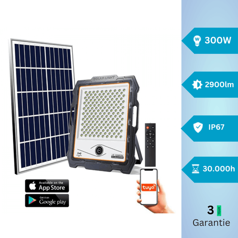 proiector solar, proiector cu camera wifi, proiector cu camera supraveghere, proiector cu panou solar, proiector wifi, proiector solar exterior, proiector wifi, proiector controlor aplicatie telefon, proiector solar 300w, led-box.ro