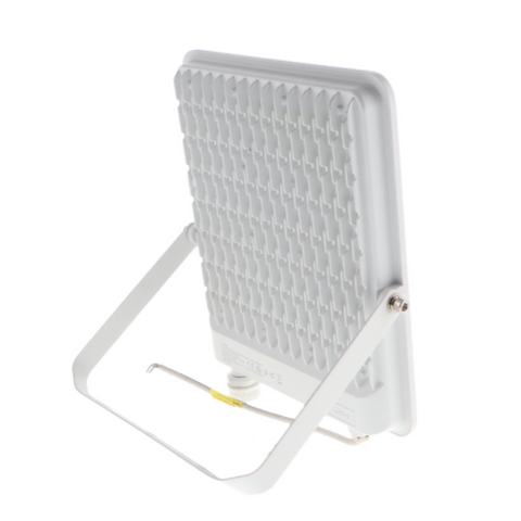 Proiector LED Napoli Plus 200W alb montat pe fațadă cu unghi de iluminare 120 grade