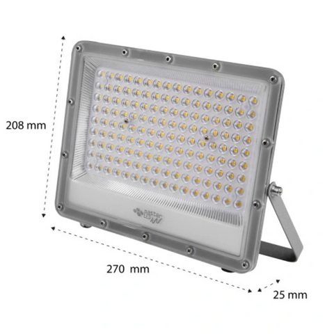 proiector led exterior, proiector 100W, proiector lumina alba, proiector rezistent la apa, proiector iluminat led - led-box.ro