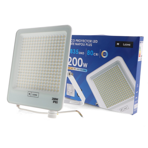 Proiector LED industrial Napoli Plus 200W alb cu CRI 90 și reglaj intensitate Triac