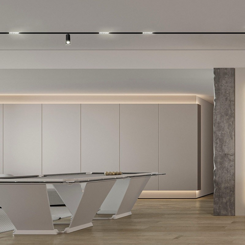 proiector liniar 6w magnetic, proiector led sina magnetica, spot led 6w sina magnetic, spot magnetic, corp iluminat sina magnetica, led-box.o