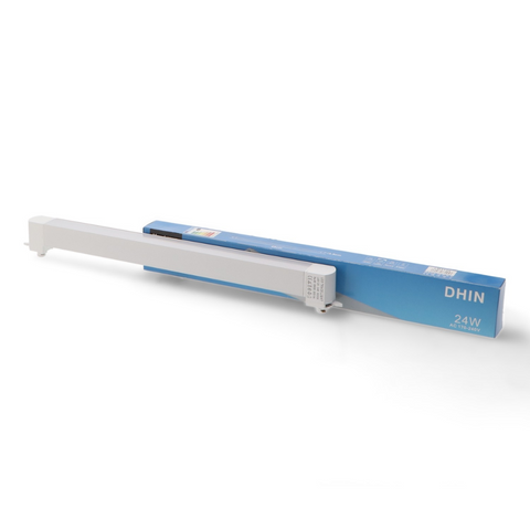 proiector liniar sina 24w, proiector led liniar alb, iluminat sina, lampa liniara sina monofazata, corp liniar sina, led-box.ro