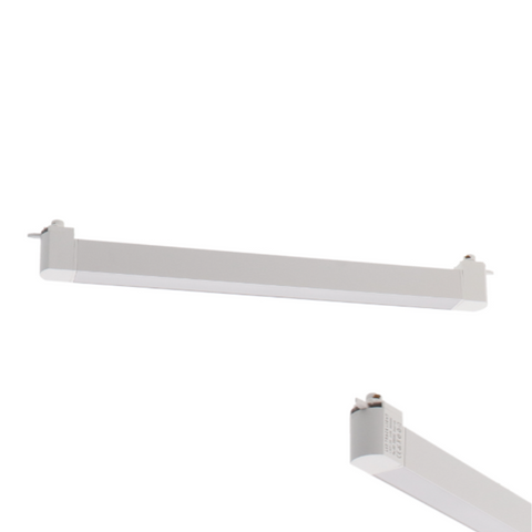 proiector liniar sina 24w, proiector led liniar alb, iluminat sina, lampa liniara sina monofazata, corp liniar sina, led-box.ro