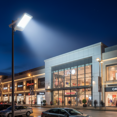 Proiector LED arhitectural Napoli 150W CCT cu factor de putere 0.9 și durată 50.000 ore