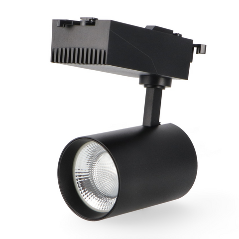 Proiector LED 40w negru, spot led pe sina, proiector led pe sina, iluminat sina, sina spoturi, spoturi negre pe sina, sina led tavan, iluminat pe sina, proiectoare pe sina, sina tavan spoturi negre, corpuri de iluminat pe sina, proiector led sina, spoturi sina negru, led-box.ro