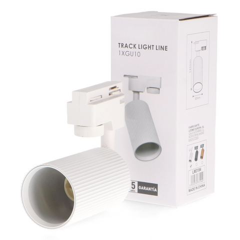proiector led gu10, proiector pe sina alb, proiectoare led gu10, proiector spot gu10, spoturi sina, spot alb sina, led-box.ro