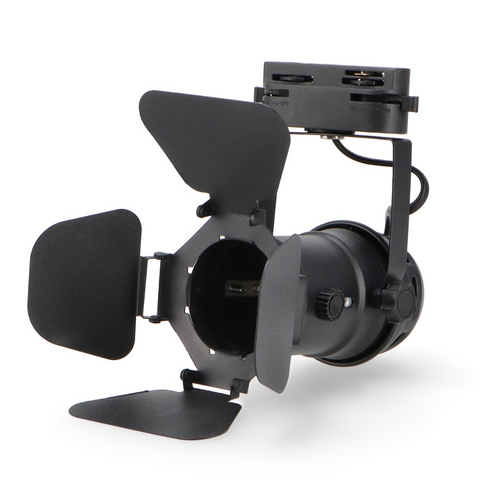 proiector LED rotativ, proiector retro CINEMA, iluminat pe șină E27, iluminat comercial vintage, iluminat rezidențial retro, proiector orientabil E27, iluminat eficient LED, proiector stil cinema, led-box.ro