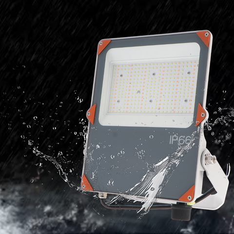 reflector LED 150w profesional, iluminat exterior industrial cu LED, proiector LED IP66, iluminat curți mari cu reflector LED, proiector LED cu sursă Philips și driver Lifud, reflector LED reglabil 1-10V pentru spații comerciale, proiector LED durabil, iluminat economic, proiector LED 150W protecție la supratensiune, reflector LED 150W CCT, led-box.ro