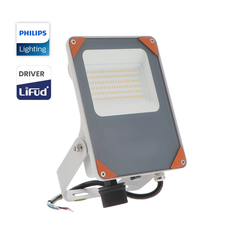 reflector LED 50w profesional, proiector LED 8500lm, iluminat exterior industrial cu LED, proiector LED IP66, iluminat curți mari cu reflector LED, proiector LED cu sursă Philips și driver Lifud, reflector LED reglabil 1-10V pentru spații comerciale, proiector LED durabil, iluminat economic, proiector LED 50W cu protecție la supratensiune, reflector LED 50W CCT, led-box.ro