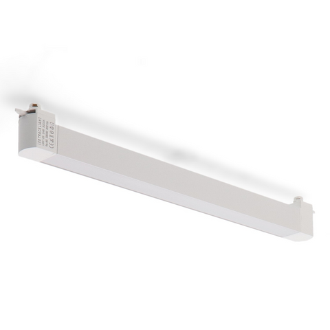 proiector liniar sina 24w, proiector led liniar alb, iluminat sina, lampa liniara sina monofazata, corp liniar sina, led-box.ro