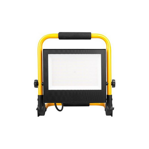 proiector LED 230v, proiector exterior, proiector de lucru, proiector portabil, proiector led cu maner, proiector iluminat exterior, proiector rezistent la apa, proiector 100w, proiector dedeman, proiector led cu suport
