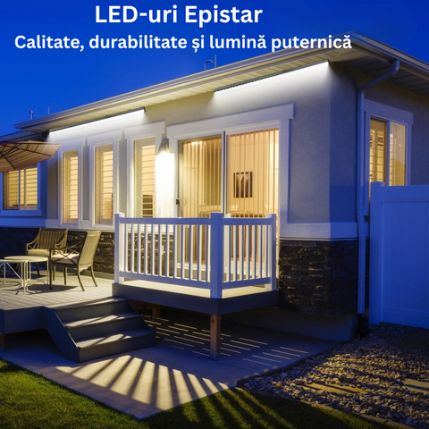 iluminat decorativ clădiri, proiector liniar aluminiu, lumini arhitecturale exterioare, wall washer ip65, iluminat pereti exterior, lumini decorative fatada, wall washer led 18w, proiector led wall washer, led-box.ro