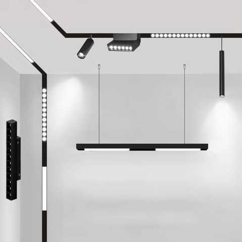 proiector liniar LED magnetic 18w negru, spot led sina magnetica, proiector led pe sina magnetica, iluminat sina magnetica, sina spoturi magnetice, corpuri iluminat sina magnetica, spoturi magnetice pe sina, spoturi negre magnetice, sina magnetica led tavan, iluminat pe sina magnetica, led-box.ro