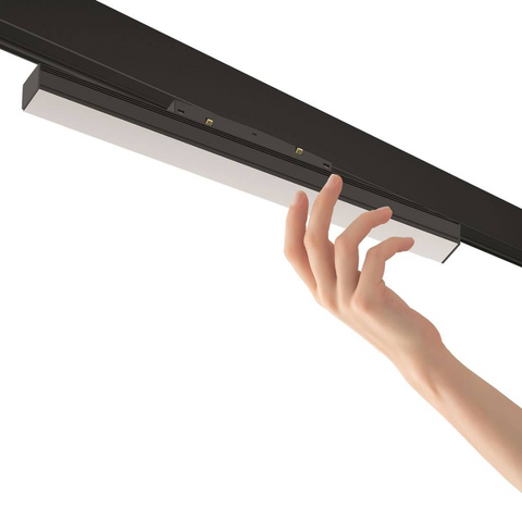 proiector liniar LED magnetic 10w negru, spot led sina magnetica, proiector led pe sina magnetica, iluminat sina magnetica, sina spoturi magnetice, corpuri iluminat sina magnetica, spoturi magnetice pe sina, spoturi negre magnetice, sina magnetica led tavan, iluminat pe sina magnetica, led-box.ro