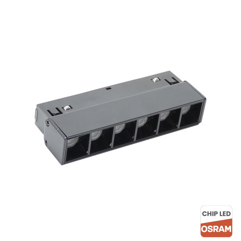 Proiector Liniar Lumiere Chip Osram 6W Pentru Sina Magnetica 48V, Seria 20mm