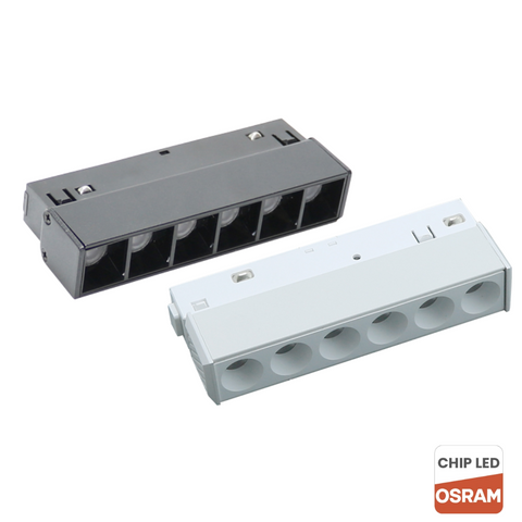 Proiector Liniar Lumiere Chip Osram 6W Pentru Sina Magnetica 48V, Seria 20mm