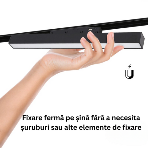 proiector liniar sina magnetica, proiector sina magnetica 10w Osram, sine magnetice 48v, iluminat sina magnetica, proiector sina magnetica, led-box.ro