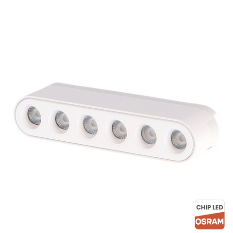 proiector liniar sina magnetica, spot sina magnetica, spoturi liniare magnetice, proiectoare pe sina magnetica, spot cct 6w, proiector magnetic cct, led-box.ro