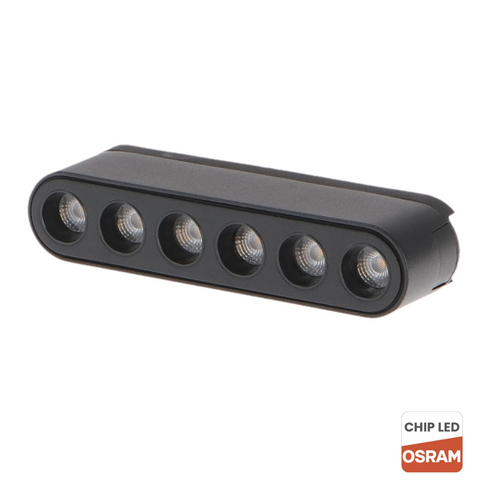 proiector liniar sina magnetica, spot sina magnetica, spoturi liniare magnetice, proiectoare pe sina magnetica, spot cct 6w, proiector magnetic cct, led-box.ro
