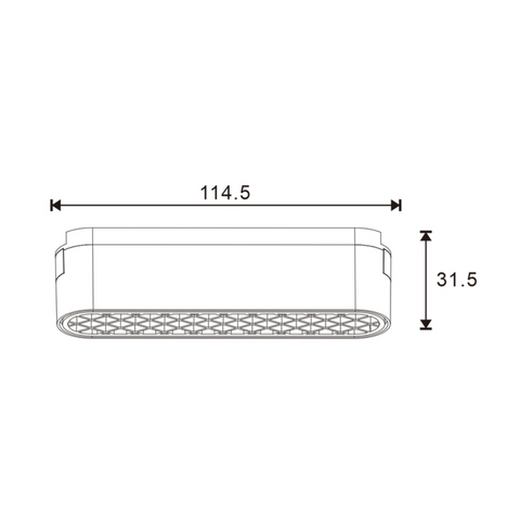 proiector liniar 6w magnetic, proiector led sina magnetica, spot led 6w sina magnetic, spot magnetic, corp iluminat sina magnetica, led-box.o