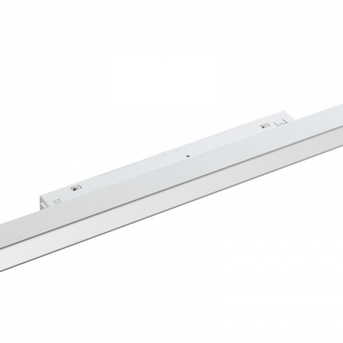 proiector LED magnetic 18w Alb, spot led sina magnetica, proiector led liniar pe sina magnetica, iluminat sina magnetica, sina spoturi magnetice, corpuri iluminat sina magnetica, spoturi magnetice liniare pe sina, spoturi magnetice albe, sina magnetica led tavan, iluminat pe sina magnetica, led-box.ro