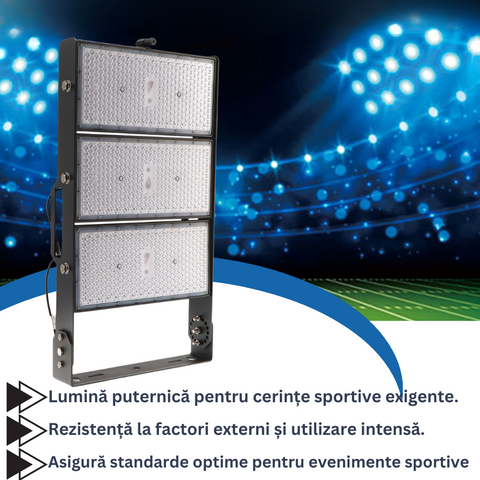 proiector led profesional, proiector naval, proiector porturi, proiector led sali de sport, proiector led arene sportive, proiector stadioane, proiector modular 750W, led-box.ro