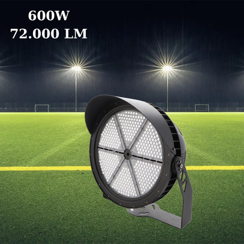 proiector rotund arene sportive, proiectoare terenuri sport, proiector led Philips, proiectoare pentru stadioane, Proiector LED Rotund, proiector panouri publicitare, proiectoare santiere, proiectoare parcări, proiector led 600w, led-box.ro