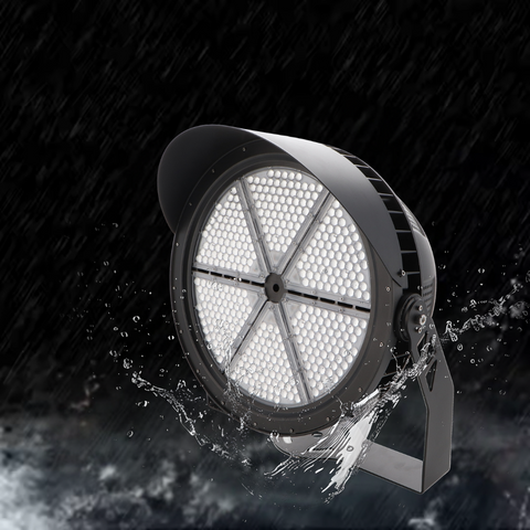 proiector rotund arene sportive, proiectoare terenuri sport, proiector led Philips, proiectoare pentru stadioane, Proiector LED Rotund, proiector panouri publicitare, proiectoare santiere, proiectoare parcări, proiector led 600w, led-box.ro