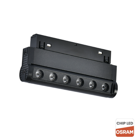 spot LED magnetic 6w negru, spot led sina magnetica, proiector led pe sina magnetica, iluminat sina magnetica, sina spoturi magnetice, corpuri iluminat sina magnetica, spoturi magnetice pe sina, spoturi negre magnetice, sina magnetica led tavan, iluminat pe sina magnetica, led-box.ro