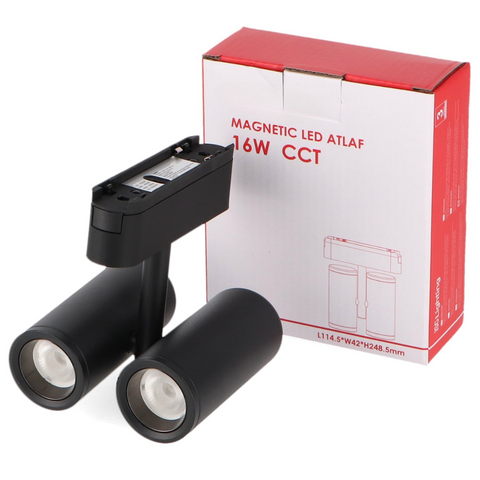 spot LED magnetic 16w negru, spot led sina magnetica, proiector led pe sina magnetica, iluminat sina magnetica, sina spoturi magnetice, corpuri iluminat sina magnetica, spoturi magnetice pe sina, spoturi negre magnetice, sina magnetica led tavan, iluminat pe sina magnetica, led-box.ro