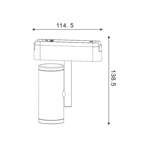 spot LED magnetic 8w negru, spot led sina magnetica, proiector led pe sina magnetica, iluminat sina magnetica, sina spoturi magnetice, corpuri iluminat sina magnetica, spoturi magnetice pe sina, spoturi negre magnetice, sina magnetica led tavan, iluminat pe sina magnetica, led-box.ro