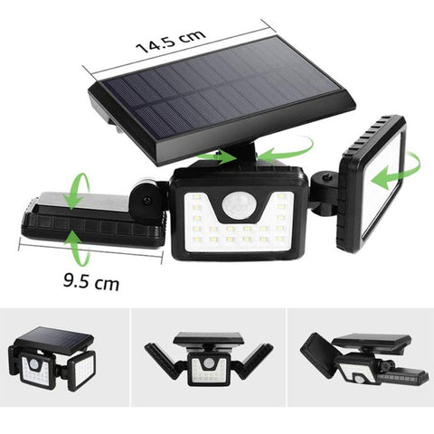 proiector solar, proiectoare fatada, iluminat fatada, proiector solar cu senzor, proiector solar terasa, proiectoare incarcare solara, proiectoare exterior cu senzor, proiector cu senzor fatada, led-box.ro