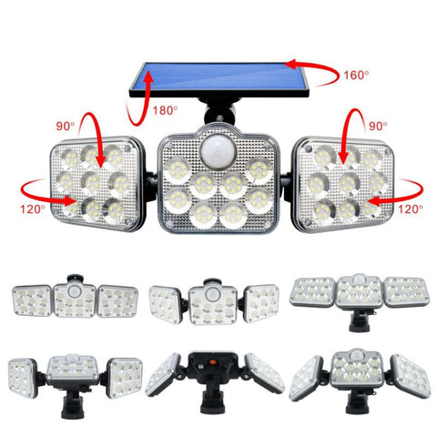 proiector solar cu senzor, proiector solar cu telecomanda, proiectoare solare cu senzor, proiectoare exterior, proiector cu senzor fatada, led-box.ro