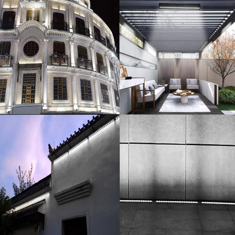 iluminat decorativ clădiri, proiector liniar aluminiu, lumini arhitecturale exterioare, wall washer ip65, iluminat pereti exterior, lumini decorative fatada, wall washer led 18w, proiector led wall washer, led-box.ro