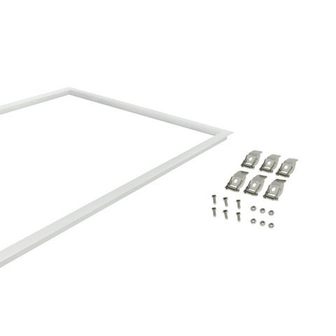 cadru din aluminiu panou led, rama panou led 120x60cm, rama montaj incastrat panou led, panouri led incastrate 120x60cm, rama alba aluminiu, rama din aluminiu 120x60cm, led-box.ro