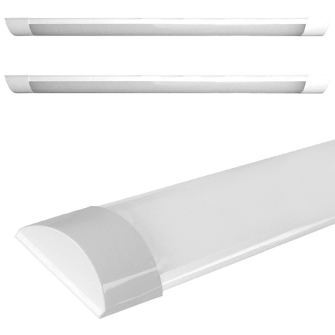 Set 2 Lampi LED liniare slim, 45W 150cm, lumina rece - led-box.ro