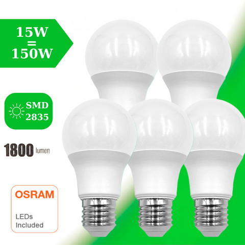 Bec LED E27 15W cu chip OSRAM 1800 LUMENI