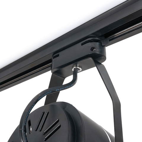 sina monofazata, sina spoturi, sina tavan, sina monofazica neagra, sistem de iluminat pe sina, sina 1 metru. led-box.ro