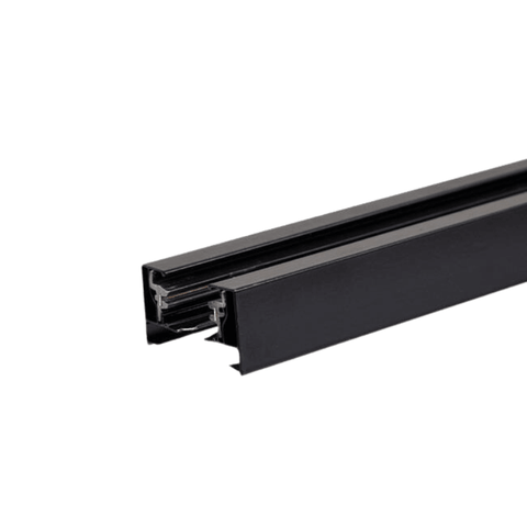 sina monofazata, sina spoturi, sina tavan, sina monofazica neagra, sistem de iluminat pe sina, sina 1 metru. led-box.ro