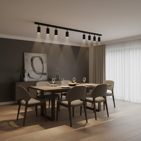 sina cu spoturi pentru living sau bucatarie openspace
