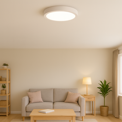 Spot LED montaj pe suprafață tavan alb