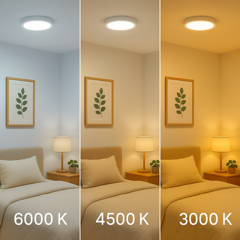 Spot LED 6000K alb rece pentru vizibilitate