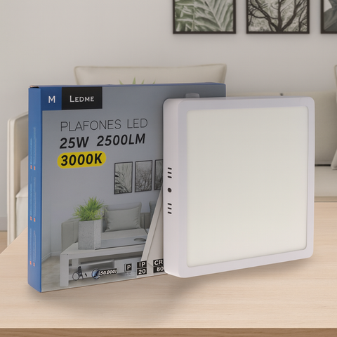 spot led aplicat tavan, design slim, 25w 2500 lumeni