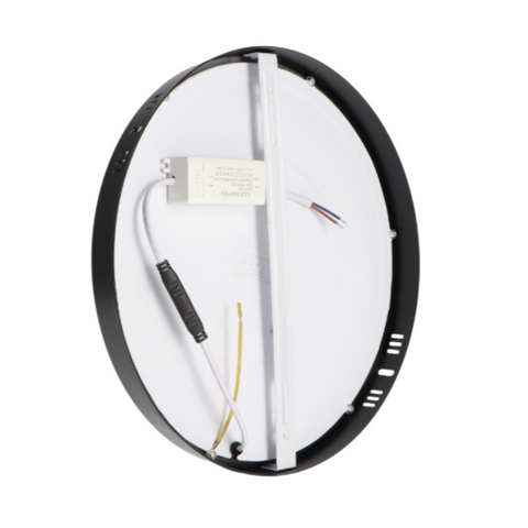 spot rotund 25w, spoturi rotunde, spot negru, spot CCT, spoturi interior, spot led 285mm, spoturi led CCT, iluminat interior cu spoturi, led-box.ro
